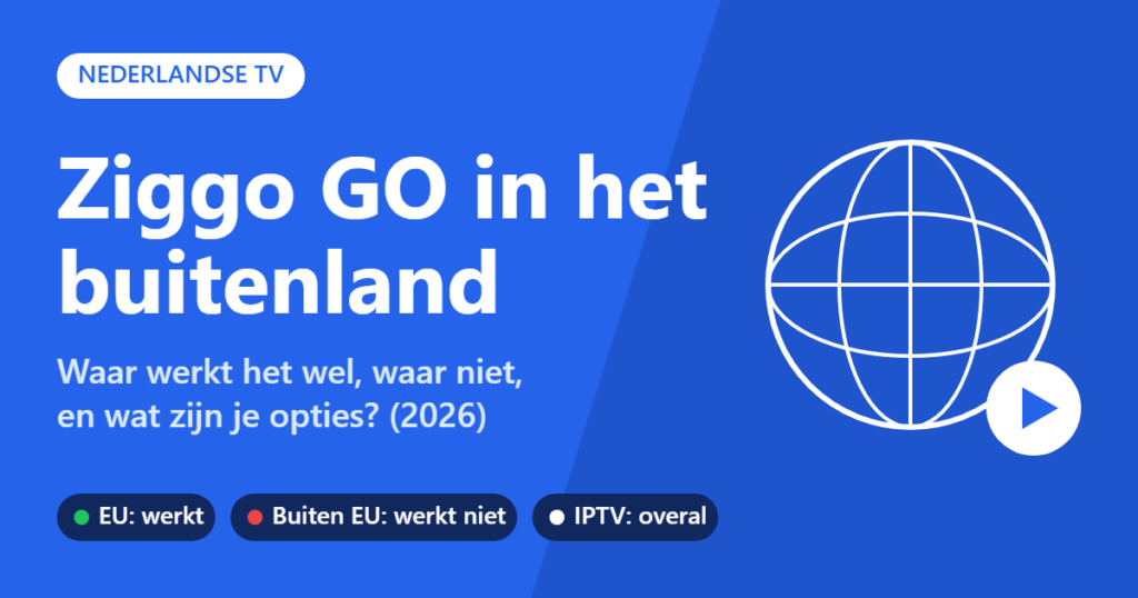 Ziggo GO in het buitenland: waar werkt het wel en niet, en wat zijn je opties